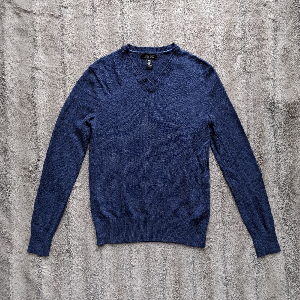 S Banana Republic Merino Wool V Neck Sweater